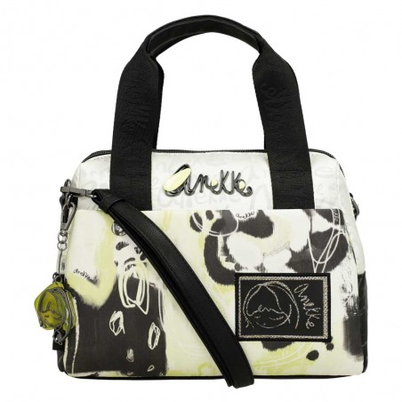 Anekke | Sac à main bowling Nature Edition "Towanda" | Sac femme éco-conçu en polyester recyclé Anekke pas cher Anekke | Sac à main bowling Nature Edition "Towanda" | Sac femme éco-conçu en polyester recyclé Anekke pas cher