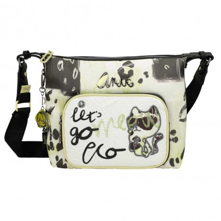 Anekke | Sac bandoulière souple Nature Edition "Towanda" | Grand sac femme porté croisé éco-conçu Anekke pas cher