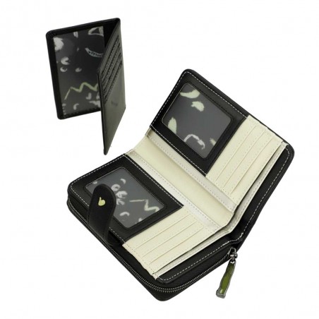 Anekke | Portefeuille compact zippé Nature Edition "Towanda" | Portefeuille femme moyen marque Anekke pas cher Anekke | Portefeuille compact zippé Nature Edition "Towanda" | Portefeuille femme moyen marque Anekke pas cher