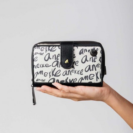 Anekke | Portefeuille compact zippé Nature Edition "Towanda" | Portefeuille femme moyen marque Anekke pas cher Anekke | Portefeuille compact zippé Nature Edition "Towanda" | Portefeuille femme moyen marque Anekke pas cher
