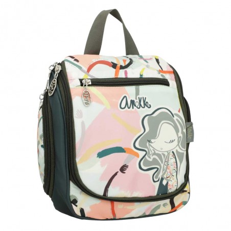Anekke | Trousse de toilette femme "Smart" | Trousse de toilette voyage avec crochet marque Anekke pas cher Anekke | Trousse de toilette femme "Smart" | Trousse de toilette voyage avec crochet marque Anekke pas cher