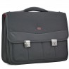 Cartable Souple 2 soufflets Ordinateur 17" DAVIDT'S - Noir Cartable Souple 2 soufflets Ordinateur 17" DAVIDT'S - Noir