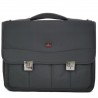 Cartable Souple 2 soufflets Ordinateur 17" DAVIDT'S - Noir Cartable Souple 2 soufflets Ordinateur 17" DAVIDT'S - Noir