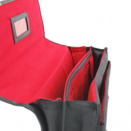 Cartable Souple 2 soufflets Ordinateur 17" DAVIDT'S - Noir Cartable Souple 2 soufflets Ordinateur 17" DAVIDT'S - Noir