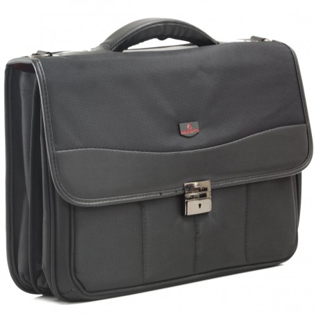 Cartable + poche-ordinateur 15 " DAVIDT'S - Noir