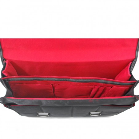 Cartable + poche-ordinateur 15 " DAVIDT'S - Noir