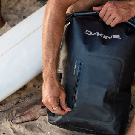 Dakine | Sac à dos rolltop étanche "Cyclone LT" 30L noir | Sac à dos surfeur haute qualité homme