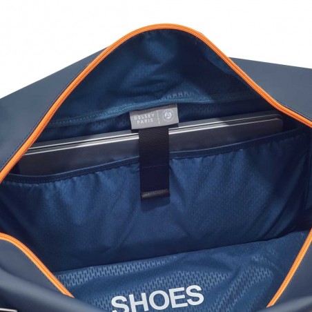 Delsey | Sac de voyage cabine "Turenne" Édition Roland Garros | Sac de voyage homme imperméable haute qualité Delsey | Sac de voyage cabine "Turenne" Édition Roland Garros | Sac de voyage homme imperméable haute qualité