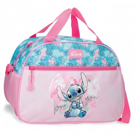 Disney | Sac de voyage enfant Stitch "Heart" | Petit bagage fille Stitch pas cher Disney | Sac de voyage enfant Stitch "Heart" | Petit bagage fille Stitch pas cher