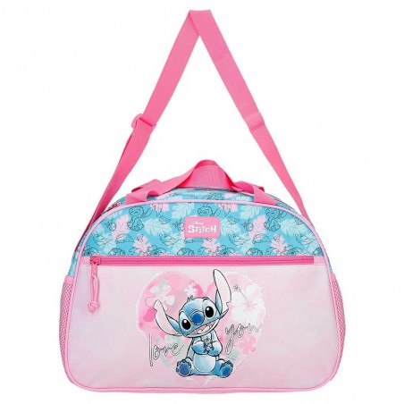 Disney | Sac de voyage enfant Stitch "Heart" | Petit bagage fille Stitch pas cher Disney | Sac de voyage enfant Stitch "Heart" | Petit bagage fille Stitch pas cher