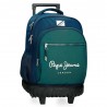 Pepe Jeans | Sac à dos à roulettes garçon "Ben" | Sac scolaire trolley haute qualité Pepe Jeans | Sac à dos à roulettes garçon "Ben" | Sac scolaire trolley haute qualité