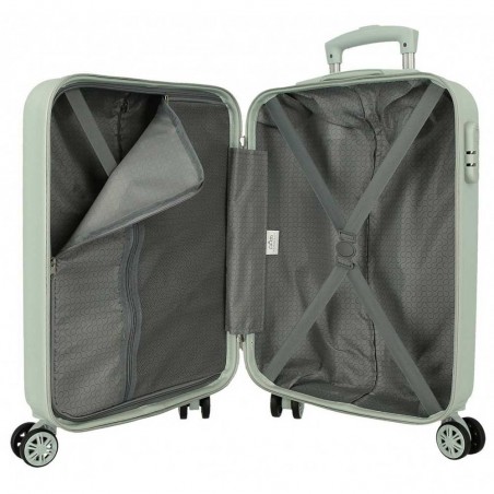 Roll Road | Valise cabine fille "Spring is here" vert amande | Bagage enfant design original pas cher Roll Road | Valise cabine fille "Spring is here" vert amande | Bagage enfant design original pas cher