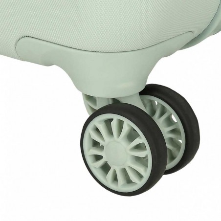 Roll Road | Valise cabine fille "Spring is here" vert amande | Bagage enfant design original pas cher Roll Road | Valise cabine fille "Spring is here" vert amande | Bagage enfant design original pas cher