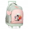 Disney | Sac à dos à roulettes Minnie "Wild Nature" | Sac scolaire trolley fille original et solide pas cher Disney | Sac à dos à roulettes Minnie "Wild Nature" | Sac scolaire trolley fille original et solide pas cher