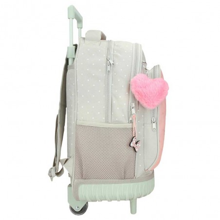Disney | Sac à dos à roulettes Minnie "Wild Nature" | Sac scolaire trolley fille original et solide pas cher