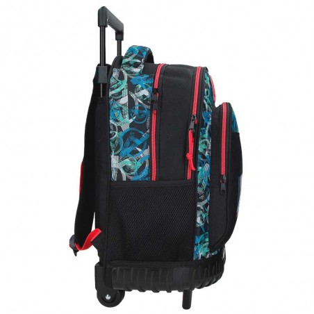 Marvel | Sac à dos à roulettes Avengers "Shield" | Sac à dos scolaire trolley garçon super-héros solide Marvel | Sac à dos à roulettes Avengers "Shield" | Sac à dos scolaire trolley garçon super-héros solide