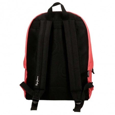 Pepe Jeans | Sac à dos + trousse "Aris Colorful" corail | Ensemble sac à dos et trousse scolaire pas cher Pepe Jeans | Sac à dos + trousse "Aris Colorful" corail | Ensemble sac à dos et trousse scolaire pas cher