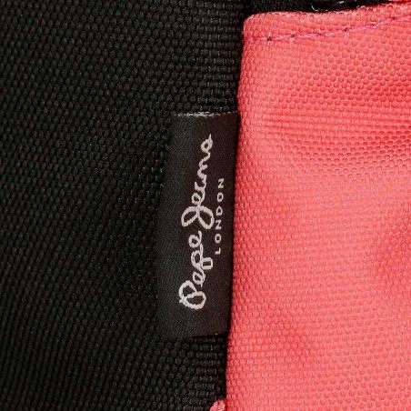 Pepe Jeans | Sac à dos + trousse "Aris Colorful" corail | Ensemble sac à dos et trousse scolaire pas cher Pepe Jeans | Sac à dos + trousse "Aris Colorful" corail | Ensemble sac à dos et trousse scolaire pas cher