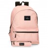 Pepe Jeans | Sac à dos + trousse "Aris Colorful" rose clair | Ensemble sac à dos et trousse scolaire pas cher Pepe Jeans | Sac à dos + trousse "Aris Colorful" rose clair | Ensemble sac à dos et trousse scolaire pas cher