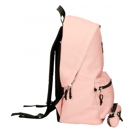 Pepe Jeans | Sac à dos + trousse "Aris Colorful" rose clair | Ensemble sac à dos et trousse scolaire pas cher Pepe Jeans | Sac à dos + trousse "Aris Colorful" rose clair | Ensemble sac à dos et trousse scolaire pas cher