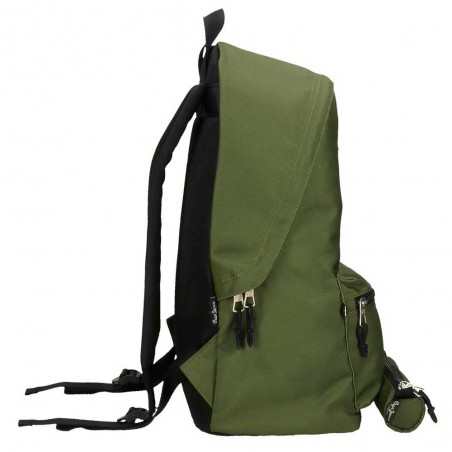 Pepe Jeans | Sac à dos + trousse "Aris Evergreen" vert foncé | Ensemble sac à dos et trousse scolaire pas cher Pepe Jeans | Sac à dos + trousse "Aris Evergreen" vert foncé | Ensemble sac à dos et trousse scolaire pas cher