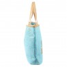 Les Tropéziennes | Sac de plage "Panama" turquoise | Panier de plage femme pas cher Les Tropéziennes | Sac de plage "Panama" turquoise | Panier de plage femme pas cher