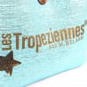 Les Tropéziennes | Sac de plage "Panama" turquoise | Panier de plage femme pas cher Les Tropéziennes | Sac de plage "Panama" turquoise | Panier de plage femme pas cher