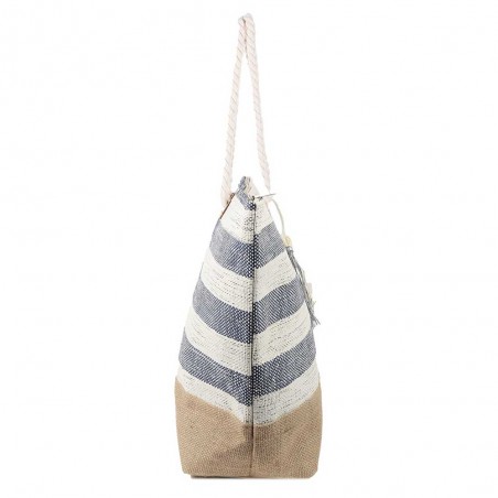 Les Tropéziennes | Panier de plage "Joy" bleu | Sac de plage femme pas cher Les Tropéziennes | Panier de plage "Joy" bleu | Sac de plage femme pas cher