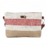 Les Tropéziennes | Pochette tressée "Joy" rouge | Sac bandoulière femme bohème chic pas cher Les Tropéziennes | Pochette tressée "Joy" rouge | Sac bandoulière femme bohème chic pas cher