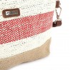 Les Tropéziennes | Pochette tressée "Joy" rouge | Sac bandoulière femme bohème chic pas cher Les Tropéziennes | Pochette tressée "Joy" rouge | Sac bandoulière femme bohème chic pas cher