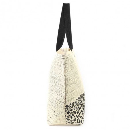 Les Tropéziennes | Panier de plage "Kailani" | Sac de plage femme pas cher motif léopard Les Tropéziennes | Panier de plage "Kailani" | Sac de plage femme pas cher motif léopard
