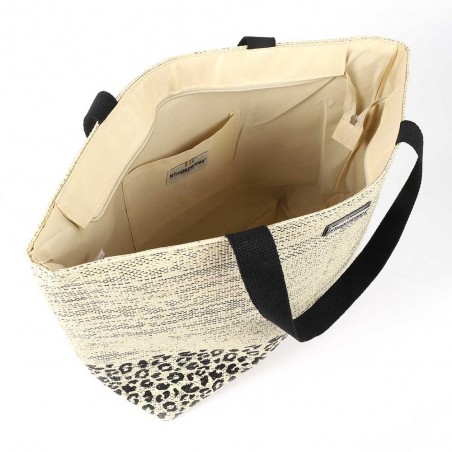 Les Tropéziennes | Panier de plage "Kailani" | Sac de plage femme pas cher motif léopard Les Tropéziennes | Panier de plage "Kailani" | Sac de plage femme pas cher motif léopard
