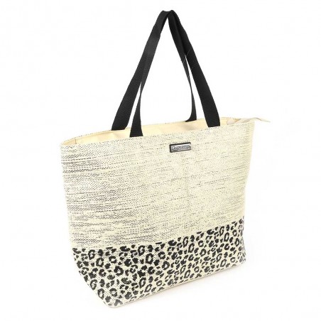 Les Tropéziennes | Panier de plage "Kailani" | Sac de plage femme pas cher motif léopard Les Tropéziennes | Panier de plage "Kailani" | Sac de plage femme pas cher motif léopard