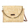Les Tropéziennes | Pochette tressée "Milos" beige naturel | Sac bandoulière femme été style bohème chic Les Tropéziennes | Pochette tressée "Milos" beige naturel | Sac bandoulière femme été style bohème chic