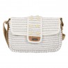 Les Tropéziennes | Sac bandoulière "Gaia" blanc | Sac femme porté croisé style bohème chic été pas cher Les Tropéziennes | Sac bandoulière "Gaia" blanc | Sac femme porté croisé style bohème chic été pas cher