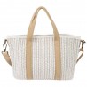 Les Tropéziennes | Sac à main "Gaia" blanc | Sac femme porté main avec bandoulière style bohème chic été Les Tropéziennes | Sac à main "Gaia" blanc | Sac femme porté main avec bandoulière style bohème chic été