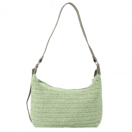 Les Tropéziennes | Sac porté épaule "Enoha" vert | Sac à main femme style bohème chic vert amande pas cher Les Tropéziennes | Sac porté épaule "Enoha" vert | Sac à main femme style bohème chic vert amande pas cher