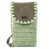 Les Tropéziennes | Pochette téléphone "Enoha" vert | Sac bandoulière smartphone femme original pas cher Les Tropéziennes | Pochette téléphone "Enoha" vert | Sac bandoulière smartphone femme original pas cher