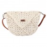 Les Tropéziennes | Sac bandoulière "Eva" | Sac femme porté croisé en crochet écru style bohème chic pas cher Les Tropéziennes | Sac bandoulière "Eva" | Sac femme porté croisé en crochet écru style bohème chic pas cher