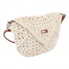 Les Tropéziennes | Sac bandoulière "Eva" | Sac femme porté croisé en crochet écru style bohème chic pas cher Les Tropéziennes | Sac bandoulière "Eva" | Sac femme porté croisé en crochet écru style bohème chic pas cher