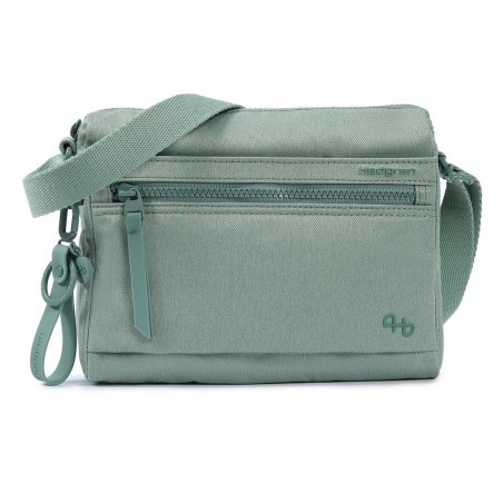 Hedgren | Sac bandoulière "Eye" jean lily pad | Sac femme léger pratique style urbain chic vert clair pas cher Hedgren | Sac bandoulière "Eye" jean lily pad | Sac femme léger pratique style urbain chic vert clair pas cher