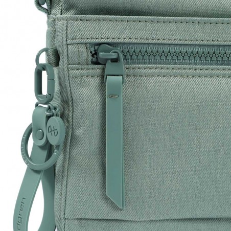 Hedgren | Sac bandoulière "Eye" jean lily pad | Sac femme léger pratique style urbain chic vert clair pas cher Hedgren | Sac bandoulière "Eye" jean lily pad | Sac femme léger pratique style urbain chic vert clair pas cher