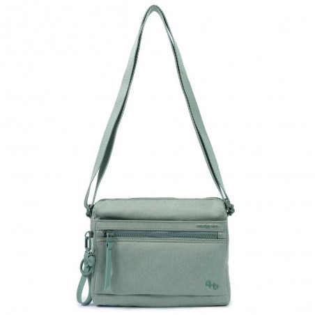 Hedgren | Sac bandoulière "Eye" jean lily pad | Sac femme léger pratique style urbain chic vert clair pas cher Hedgren | Sac bandoulière "Eye" jean lily pad | Sac femme léger pratique style urbain chic vert clair pas cher