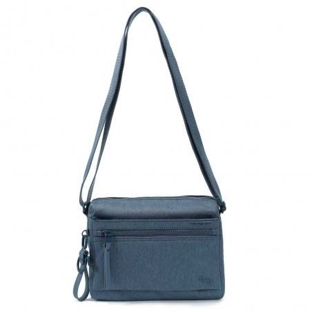 Hedgren | Sac bandoulière "Eye" jean vintage indigo | Sac femme léger pratique style urbain chic vert clair pas cher Hedgren | Sac bandoulière "Eye" jean vintage indigo | Sac femme léger pratique style urbain chic vert clair pas cher