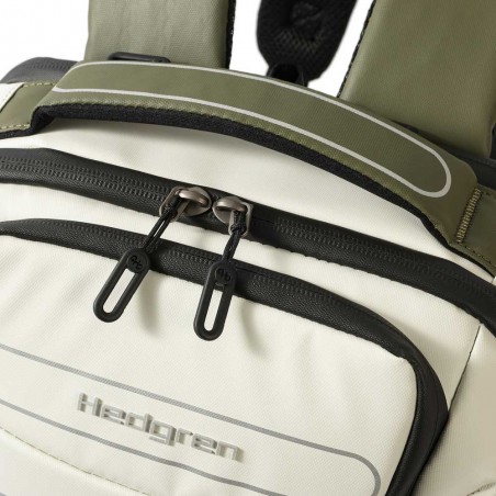Hedgren | Sac à dos de voyage "Trip Performance" M vaporous grey/olive | Sac à dos imperméable taille cabine