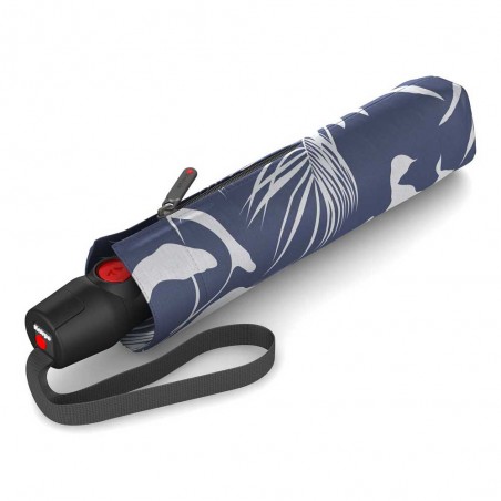 KNIRPS | Parapluie pliant "T200 Medium Duomatic" botany sea | Parapluie femme ouverture fermeture automatique solide KNIRPS | Parapluie pliant "T200 Medium Duomatic" botany sea | Parapluie femme ouverture fermeture automatique solide