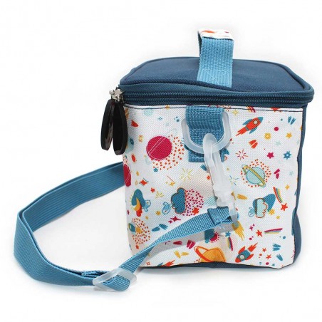 Les Déglingos | Sac goûter isotherme "Astros le hibou" | Petite glacière enfant pique-nique repas goûter original pas cher
