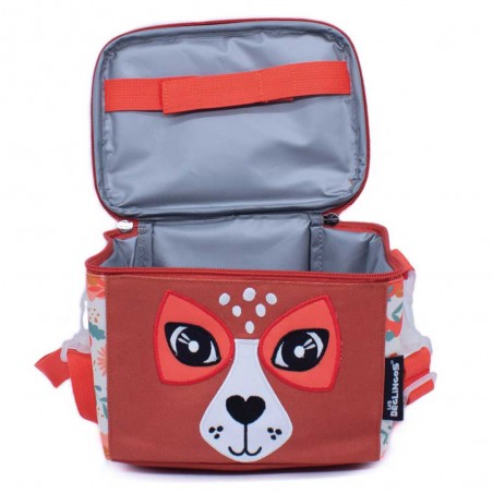 Les Déglingos | Sac goûter isotherme "Mélimélos la biche" | Sac pique-nique enfant fille pas cher Les Déglingos | Sac goûter isotherme "Mélimélos la biche" | Sac pique-nique enfant fille pas cher