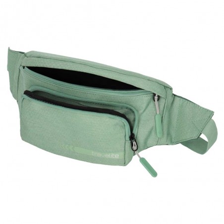 Travelite | Sac banane "Kick Off" vert sauge | Sacoche homme femme voyage loisirs pas cher Travelite | Sac banane "Kick Off" vert sauge | Sacoche homme femme voyage loisirs pas cher