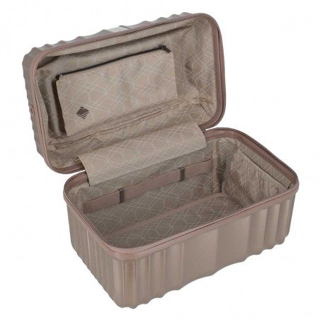 Travelite | Vanity case rigide "Paros" cappuccino | Beauty case femme cosmétiques haute qualité grande taille Travelite | Vanity case rigide "Paros" cappuccino | Beauty case femme cosmétiques haute qualité grande taille